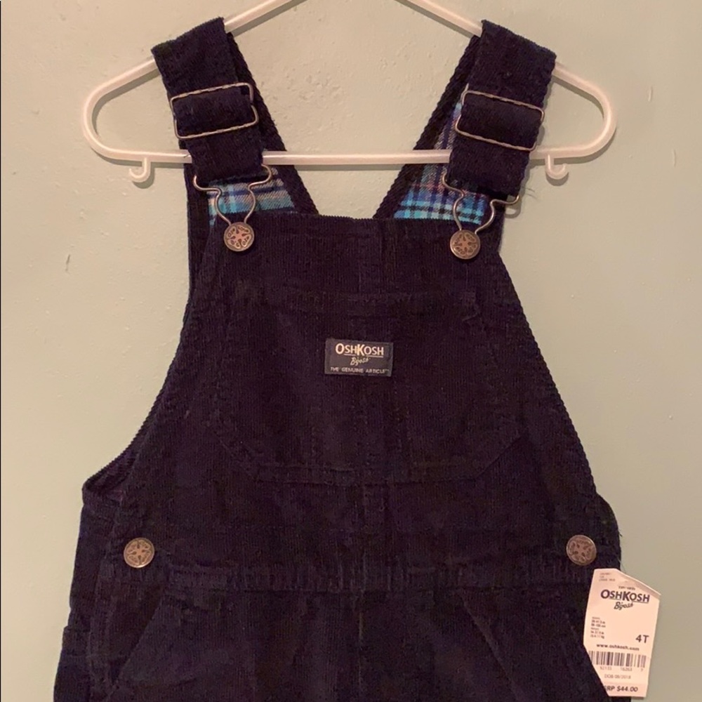OshKosh B’gosh | NWT Boys Corduroy Navy Overalls